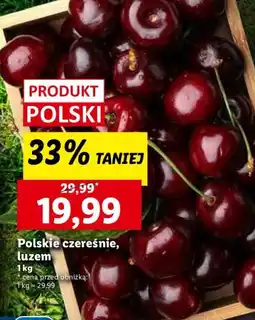 Lidl Czereśnie Produkt Polski oferta