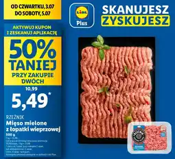 Lidl Mięso mielone z łopatki wieprzowej Rzeźnik oferta