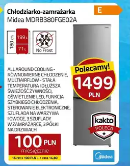 Kakto Chłodziarko zamrażarka Midea oferta