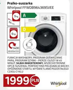 Kakto Pralko-suszarka Whirlpool oferta