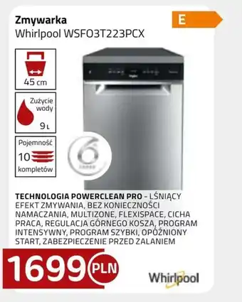 Kakto Zmywarka Whirlpool oferta