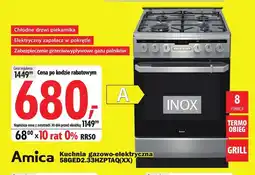Media Expert Kuchenka gazowo-elektryczna Amica oferta