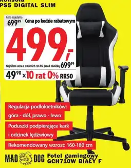 Media Expert Fotel gamingowy Mad Dog oferta