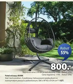 JYSK Fotel wiszący oferta