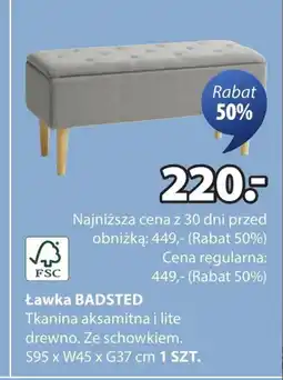 JYSK Ławka ze schowkiem S! oferta