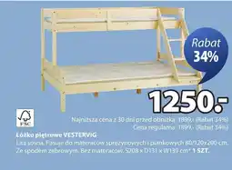 JYSK Łóżko piętrowe oferta