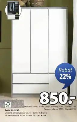JYSK Szafa oferta