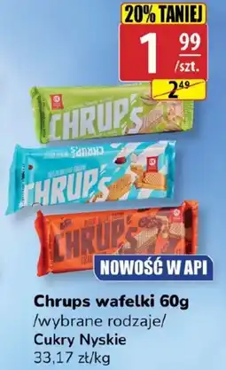 API MARKET Wafelki Cukry Nyskie oferta