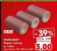 Kaufland Papier ścierny w rolce 3 m 240 Parkside oferta