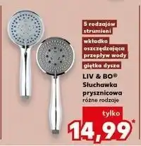 Kaufland Słuchawka prysznicowa 5-funcyjna Liv & Bo oferta