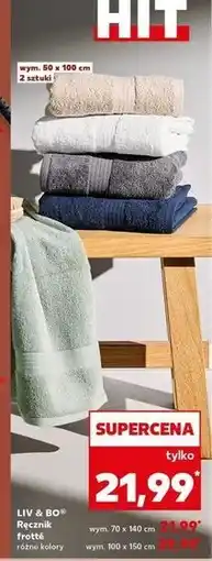 Kaufland Ręcznik kąpielowy 100 x 150 cm Liv & Bo oferta