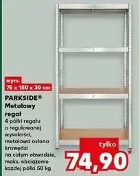 Kaufland Regał warsztatowy 75 x 150 30 cm Parkside oferta