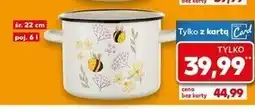 Kaufland Garnek emaliowany 22 cm oferta