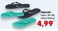 Kaufland Japonki męskie rozm. 36-45 oferta