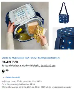 IKEA Torba chłodząca PILLERSTARR oferta