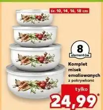 Kaufland Komplet misek emaliowanych oferta