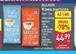 ALDI Kawa Dallmayr Home Barista Caffe Crema Forte oferta