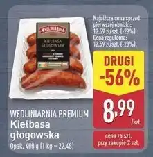 ALDI Kiełbasa głogowska Wędliniarnia Premium oferta