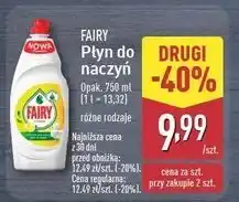 ALDI Płyn do mycia naczyń lemon Fairy oferta