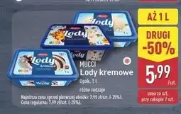 ALDI Lody kremowe śmietankowo - czekoladowe Mucci oferta