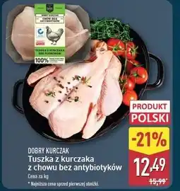 ALDI Tuszka z kurczaka bez podrobów Mięsne Specjały Dobry Kurczak oferta
