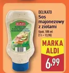 ALDI Sos majonezowy z ziołami Delikato (Aldi) oferta