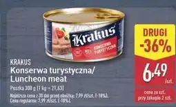 ALDI Konserwa luncheon meat Krakus Animex oferta