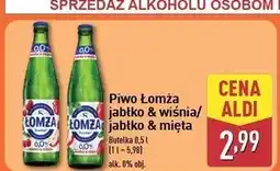 ALDI Piwo Łomża Radler Jabłko-Mięta oferta