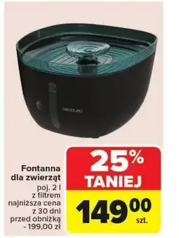 Carrefour Fontanna dla zwierząt oferta