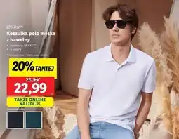 Lidl Koszulka polo męska Livergy oferta