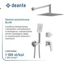 Blu Zestaw prysznicowy Deante oferta