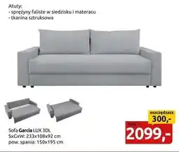 Black Red White Sofa Lux oferta