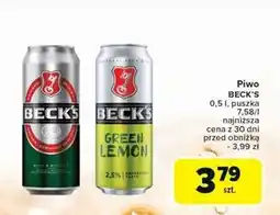 Carrefour Piwo Beck's oferta