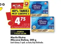 Biedronka Masło Mleczna Dolina oferta