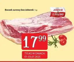 Społem Boczek surowy Polski oferta
