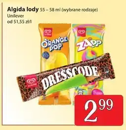 Społem Lody Algida oferta