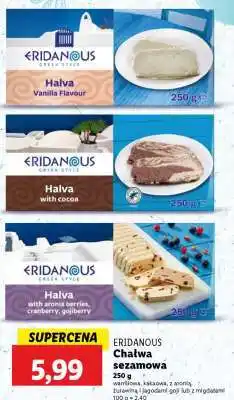 Lidl ERIDANOUS Chałwa sezamowa oferta