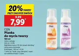 Lidl Cien Pianka do mycia twarzy oferta