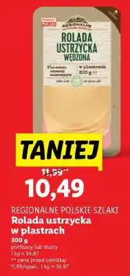 Lidl Rolada ustrzycka w plastrach oferta