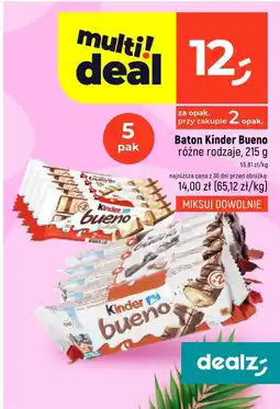 Dealz Baton Kinder Bueno oferta