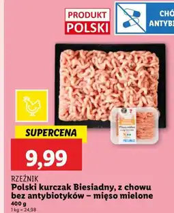 Lidl Mięso mielone Polski kurczak Biesiadny z chowu bez antybiotyków Rzeźnik oferta