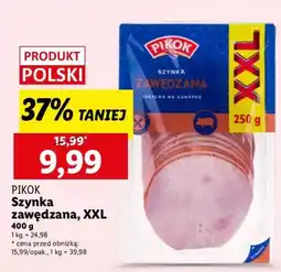 Lidl Szynka zawędzana XXL Pikok oferta