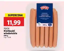 Lidl Kiełbaski wiedeńskie Pikok oferta