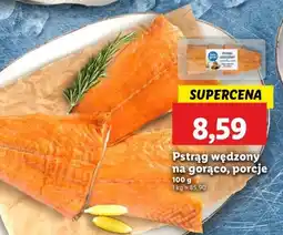 Lidl Ryba pstrąg wędzony na gorąco porcje Lidl oferta