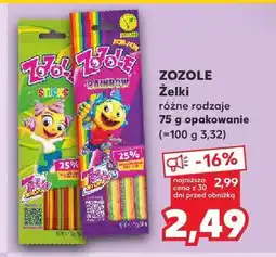 Kaufland Żelki Zozole, różne rodzaje oferta