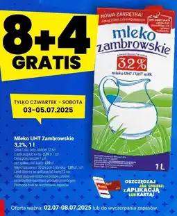 Twój Market Mleko UHT Zambrowskie 3,2% oferta