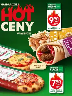 Żabka Pizza Pinsa Italiana różne rodzaje Żabka oferta