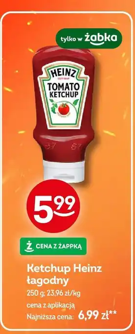 Żabka Ketchup Heinz łagodny oferta