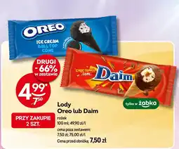 Żabka Lody Daim Choc Topped Cone oferta