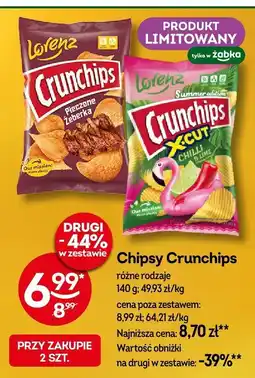 Żabka Chipsy Crunchips różne rodzaje Lorenz oferta